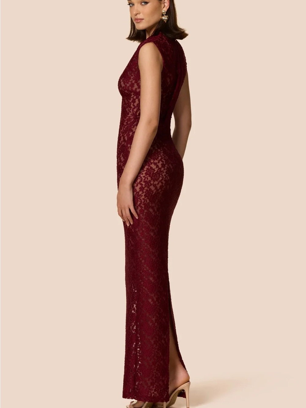 NOOKIE MYSTIQUE MAXI DRESS - WINE